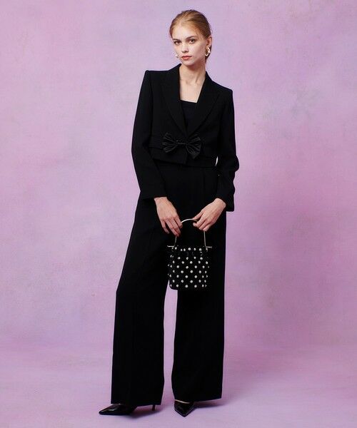 allureville / アルアバイル テーラードジャケット | 【LOULOU WILLOUGHBY】ダブルクロスショートジャケット | 詳細21