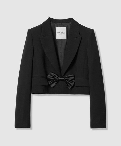 allureville / アルアバイル テーラードジャケット | 【LOULOU WILLOUGHBY】ダブルクロスショートジャケット | 詳細22