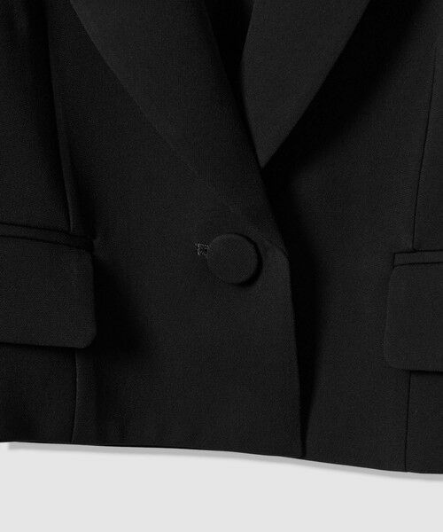 allureville / アルアバイル テーラードジャケット | 【LOULOU WILLOUGHBY】ダブルクロスショートジャケット | 詳細26