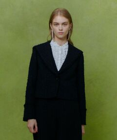 allureville / アルアバイル テーラードジャケット | 【LOULOU WILLOUGHBY】ファンシーツイードセーラージャケット