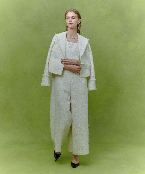 allureville / アルアバイル テーラードジャケット | 【LOULOU WILLOUGHBY】ファンシーツイードセーラージャケット | 詳細3