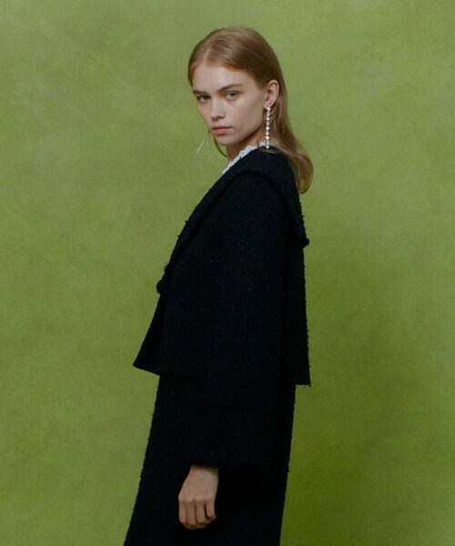 allureville / アルアバイル テーラードジャケット | 【LOULOU WILLOUGHBY】ファンシーツイードセーラージャケット | 詳細15