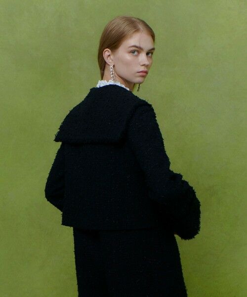 allureville / アルアバイル テーラードジャケット | 【LOULOU WILLOUGHBY】ファンシーツイードセーラージャケット | 詳細16