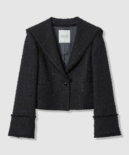 allureville / アルアバイル テーラードジャケット | 【LOULOU WILLOUGHBY】ファンシーツイードセーラージャケット | 詳細20