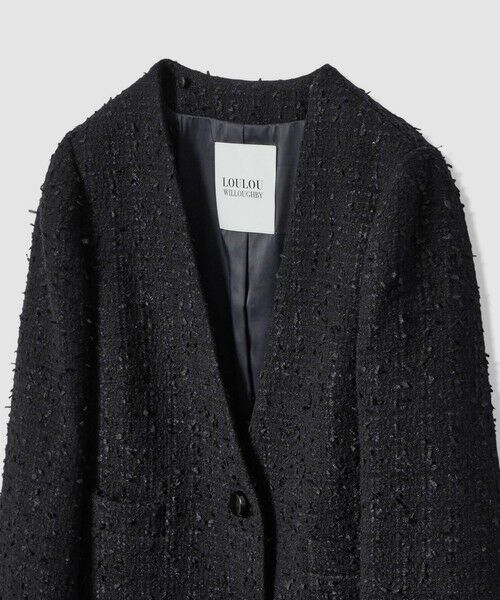 allureville / アルアバイル テーラードジャケット | 【LOULOU WILLOUGHBY】ファンシーツイードセーラージャケット | 詳細25