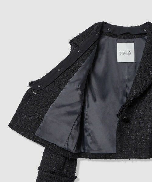 allureville / アルアバイル テーラードジャケット | 【LOULOU WILLOUGHBY】ファンシーツイードセーラージャケット | 詳細30