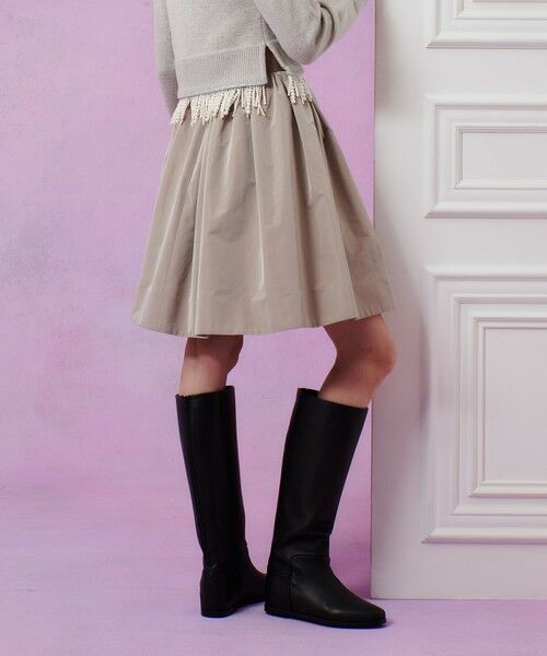 allureville / アルアバイル ロング・マキシ丈スカート | 【LOULOU WILLOUGHBY】タフタギャザースカート | 詳細1
