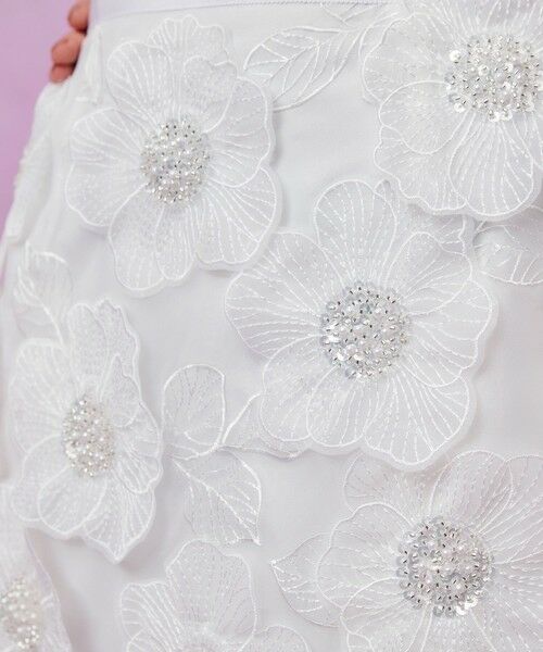 allureville / アルアバイル ミニ・ひざ丈スカート | 【LOULOU WILLOUGHBY】オーガンフラワータイトスカート | 詳細5