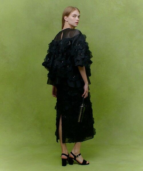 allureville / アルアバイル ミニ・ひざ丈スカート | 【LOULOU WILLOUGHBY】オーガンフラワータイトスカート | 詳細18