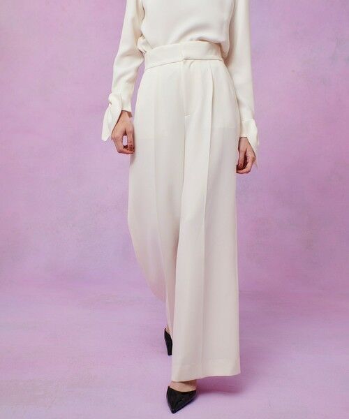 allureville / アルアバイル チノ・ワークパンツ | 【LOULOU WILLOUGHBY】ダブルクロスハイウエストサロペットパンツ | 詳細1