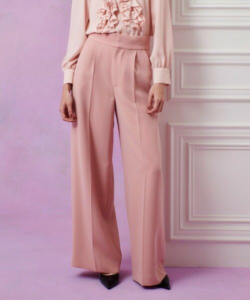 allureville / アルアバイル チノ・ワークパンツ | 【LOULOU WILLOUGHBY】ダブルクロスハイウエストサロペットパンツ | 詳細10