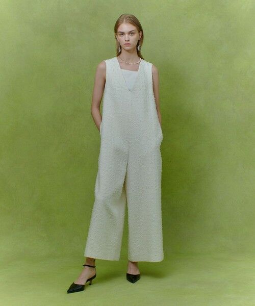 allureville / アルアバイル サロペット・オールインワン | 【LOULOU WILLOUGHBY】ファンシーツイードオールインワン | 詳細6