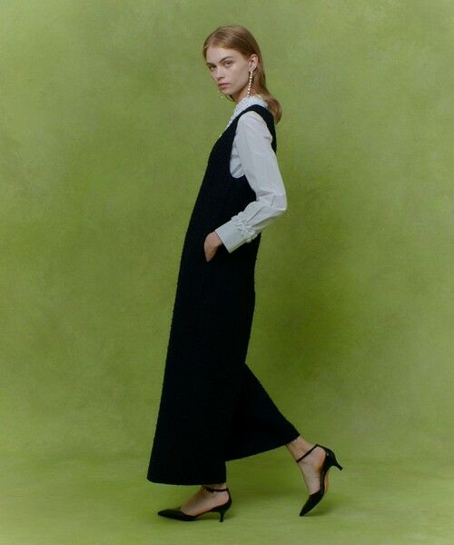 allureville / アルアバイル サロペット・オールインワン | 【LOULOU WILLOUGHBY】ファンシーツイードオールインワン | 詳細11