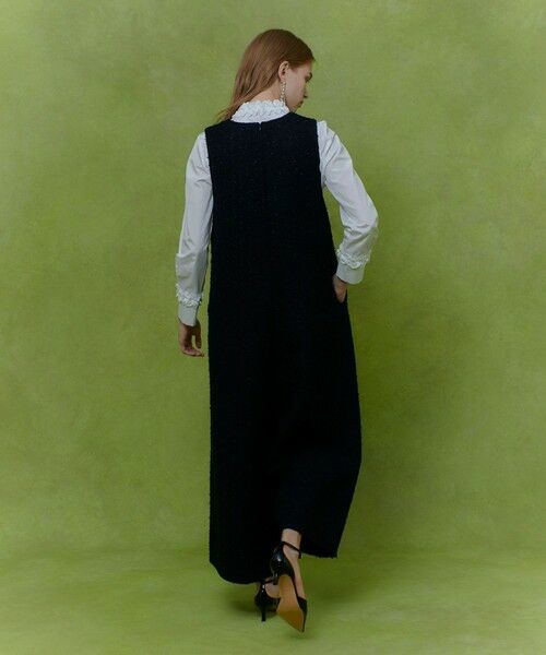 allureville / アルアバイル サロペット・オールインワン | 【LOULOU WILLOUGHBY】ファンシーツイードオールインワン | 詳細13