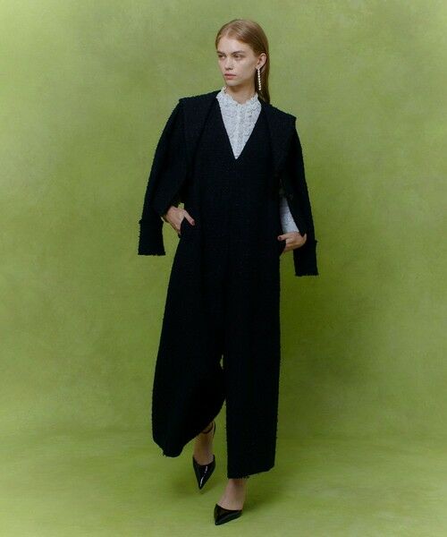 allureville / アルアバイル サロペット・オールインワン | 【LOULOU WILLOUGHBY】ファンシーツイードオールインワン | 詳細14