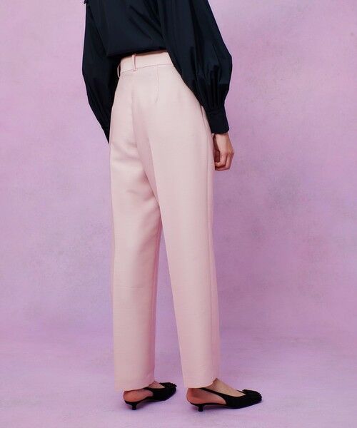 allureville / アルアバイル その他パンツ | 【LOULOU WILLOUGHBY】シルクウールツイルタックパンツ | 詳細3