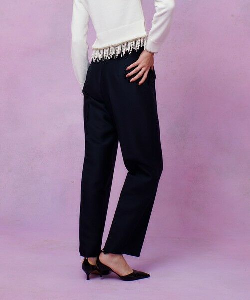 allureville / アルアバイル その他パンツ | 【LOULOU WILLOUGHBY】シルクウールツイルタックパンツ | 詳細12