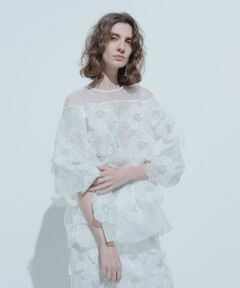 allureville / アルアバイル シャツ・ブラウス | 【LOULOU WILLOUGHBY】オーガンフラワーブラウス