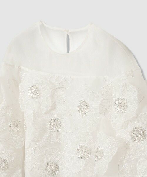 allureville / アルアバイル シャツ・ブラウス | 【LOULOU WILLOUGHBY】オーガンフラワーブラウス | 詳細10