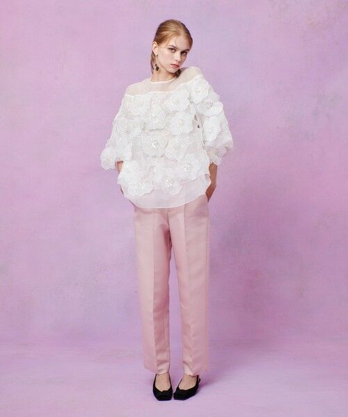 allureville / アルアバイル シャツ・ブラウス | 【LOULOU WILLOUGHBY】オーガンフラワーブラウス | 詳細7