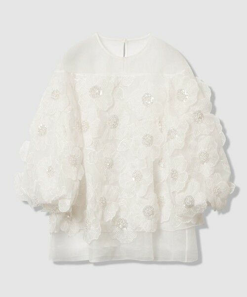 allureville / アルアバイル シャツ・ブラウス | 【LOULOU WILLOUGHBY】オーガンフラワーブラウス | 詳細8