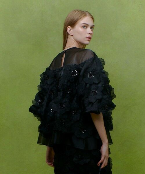 allureville / アルアバイル シャツ・ブラウス | 【LOULOU WILLOUGHBY】オーガンフラワーブラウス | 詳細16