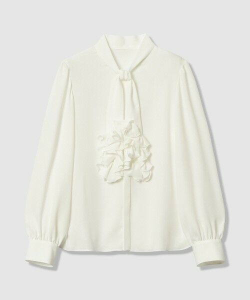 allureville / アルアバイル シャツ・ブラウス | 【LOULOU WILLOUGHBY】ペタルフリルボウタイブラウス | 詳細5