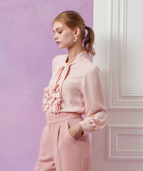 allureville / アルアバイル シャツ・ブラウス | 【LOULOU WILLOUGHBY】ペタルフリルボウタイブラウス | 詳細10