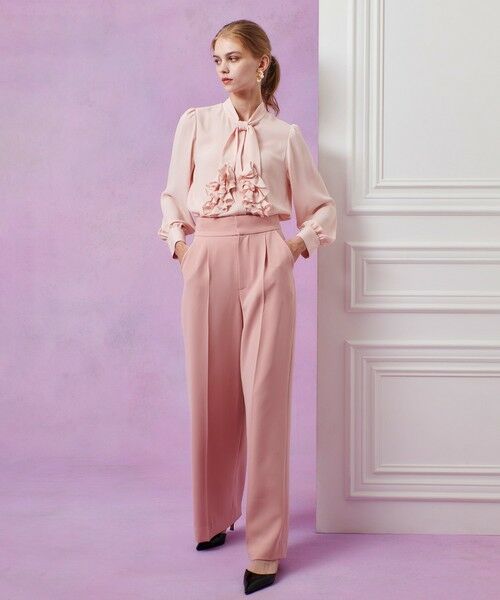 allureville / アルアバイル シャツ・ブラウス | 【LOULOU WILLOUGHBY】ペタルフリルボウタイブラウス | 詳細12