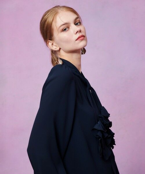 allureville / アルアバイル シャツ・ブラウス | 【LOULOU WILLOUGHBY】ペタルフリルボウタイブラウス | 詳細18