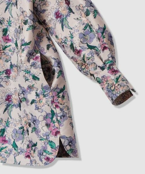 allureville / アルアバイル ミニ丈・ひざ丈ワンピース | 【LOULOU WILLOUGHBY】LIMONTAフラワージャガードシャツワンピース | 詳細11