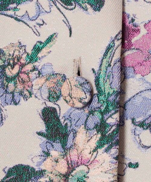 allureville / アルアバイル ミニ丈・ひざ丈ワンピース | 【LOULOU WILLOUGHBY】LIMONTAフラワージャガードシャツワンピース | 詳細15