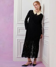 allureville / アルアバイル ロング・マキシ丈ワンピース | 【LOULOU WILLOUGHBY】パールネックレースワンピース