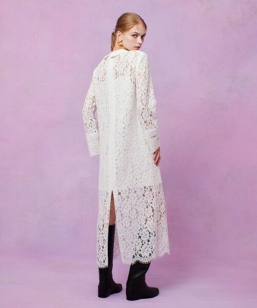 allureville / アルアバイル ロング・マキシ丈ワンピース | 【LOULOU WILLOUGHBY】パールネックレースワンピース | 詳細5