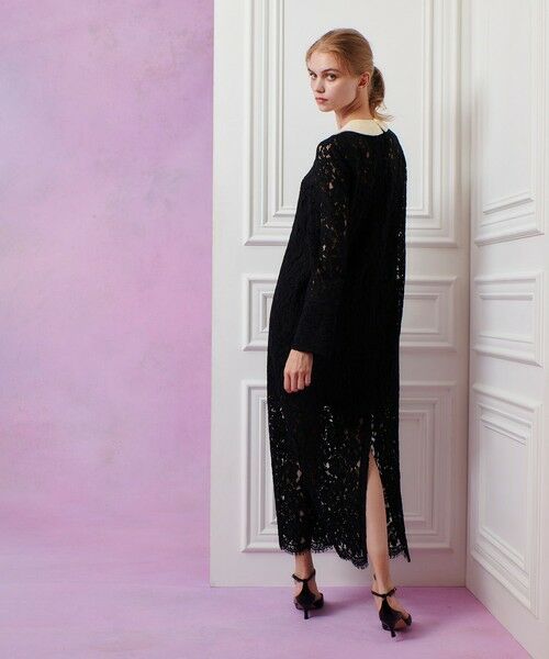 allureville / アルアバイル ロング・マキシ丈ワンピース | 【LOULOU WILLOUGHBY】パールネックレースワンピース | 詳細16