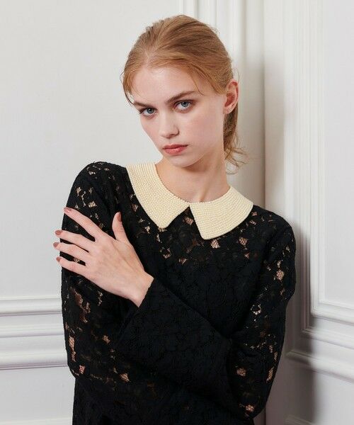 allureville / アルアバイル ロング・マキシ丈ワンピース | 【LOULOU WILLOUGHBY】パールネックレースワンピース | 詳細17