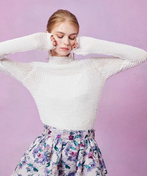 allureville / アルアバイル カットソー | 【LOULOU WILLOUGHBY】ティアードラッセルプルオーバー | 詳細2