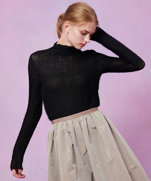 allureville / アルアバイル カットソー | 【LOULOU WILLOUGHBY】ティアードラッセルプルオーバー | 詳細12