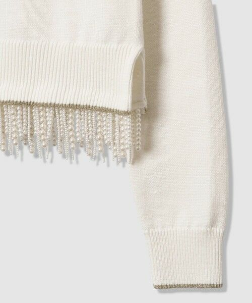 allureville / アルアバイル ニット・セーター | 【LOULOU WILLOUGHBY】パールフリンジフェザープルオーバー | 詳細11