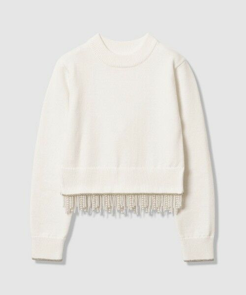 allureville / アルアバイル ニット・セーター | 【LOULOU WILLOUGHBY】パールフリンジフェザープルオーバー | 詳細9