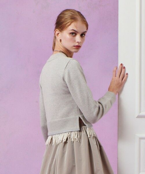 allureville / アルアバイル ニット・セーター | 【LOULOU WILLOUGHBY】パールフリンジフェザープルオーバー | 詳細22
