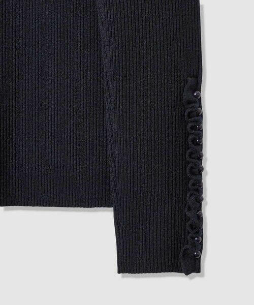 allureville / アルアバイル ニット・セーター | 【LOULOU WILLOUGHBY】フリルスリットプルオーバー | 詳細21