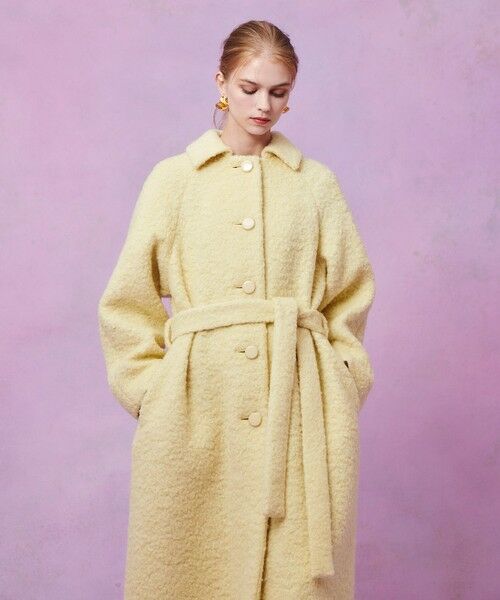 allureville / アルアバイル ダッフルコート | 【LOULOU WILLOUGHBY】ループインレーロングコート | 詳細15