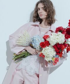 allureville / アルアバイル ダッフルコート | 【LOULOU WILLOUGHBY】シルクウールツイルロングコート