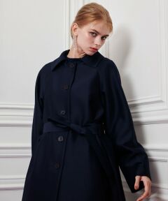 allureville / アルアバイル ダッフルコート | 【LOULOU WILLOUGHBY】シルクウールツイルロングコート