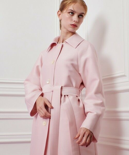 allureville / アルアバイル ダッフルコート | 【LOULOU WILLOUGHBY】シルクウールツイルロングコート | 詳細2