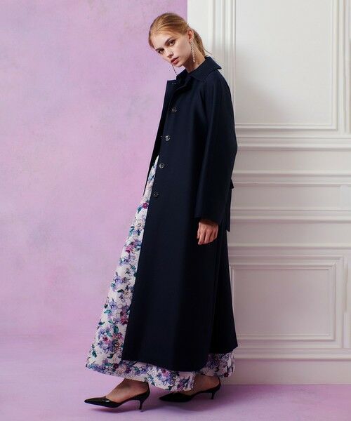 allureville / アルアバイル ダッフルコート | 【LOULOU WILLOUGHBY】シルクウールツイルロングコート | 詳細16