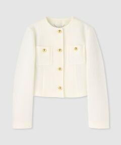 allureville / アルアバイル ノーカラージャケット | ブークレーノーカラージャケット