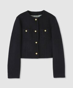 allureville / アルアバイル ノーカラージャケット | ブークレーノーカラージャケット