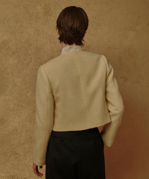 allureville / アルアバイル ノーカラージャケット | ブークレーノーカラージャケット | 詳細9